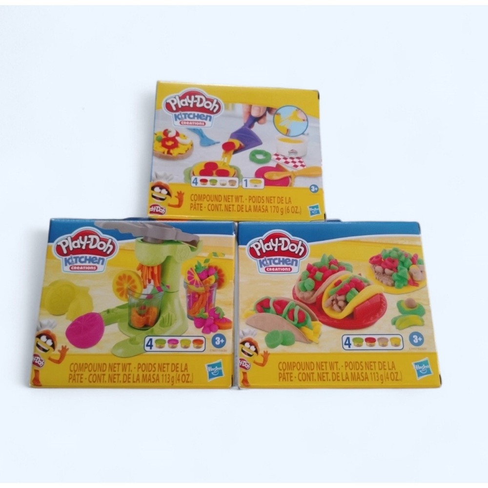 Play-Doh Kitchen Creations Playset Lot (3) NIB